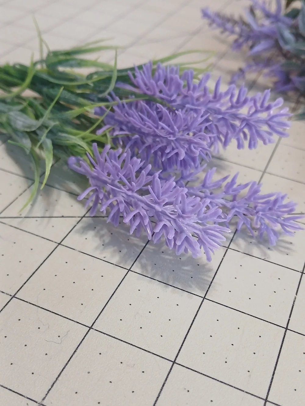 Artificial Lavender Stems - 2 Sets Of 5 Stems